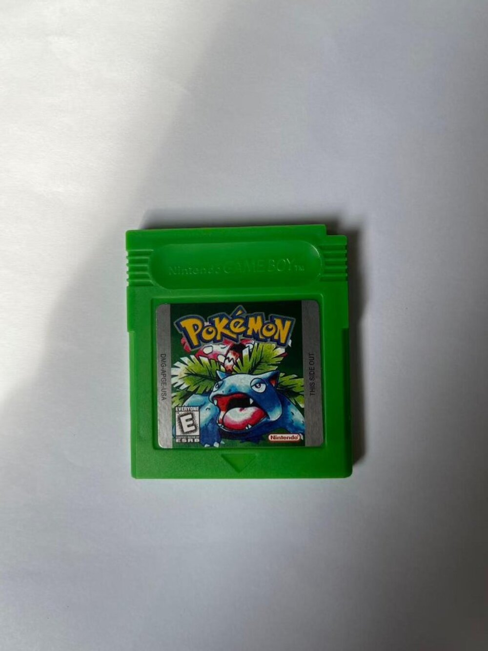 GBC Pokemon Green Video Game Cartridge USA Version